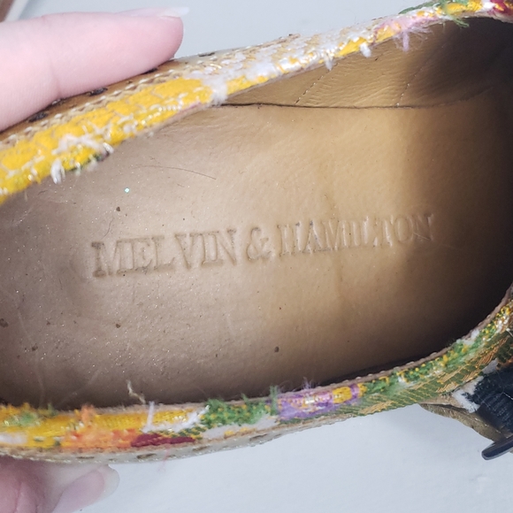 Melvin & Hamilton Amelie Leather Monk Loafers Size 10 - Picture 11 of 15